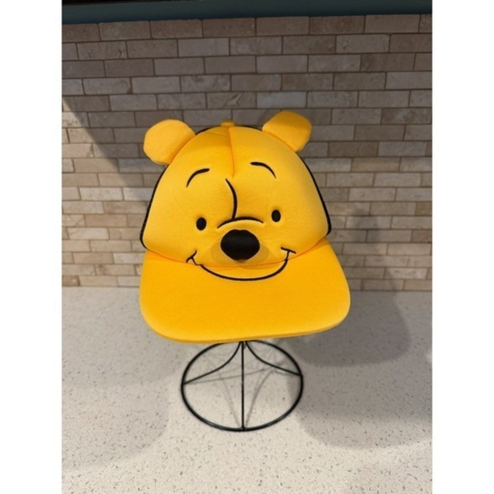 Disney Winnie The Pooh Baseball Cap 3D Nose Ears Snapback Flat Brim Hat